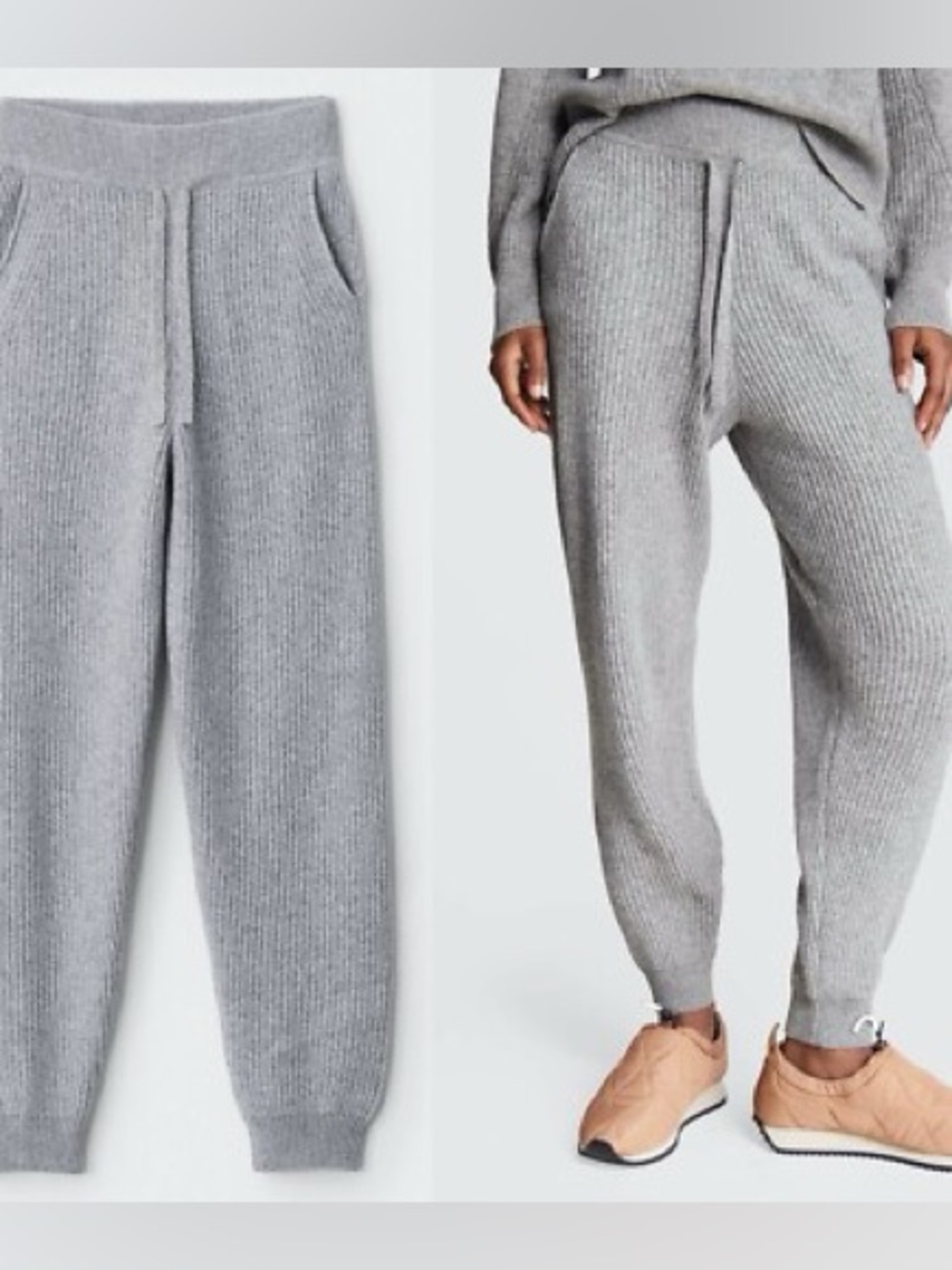 Rag & Bone Pierce Cashmere Joggers Lounge Pants in Gray